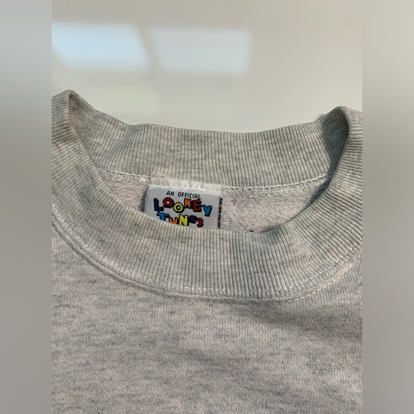 Vintage Looney Tunes Taz Sweatshirt Size M-L - Picture 2 of 11